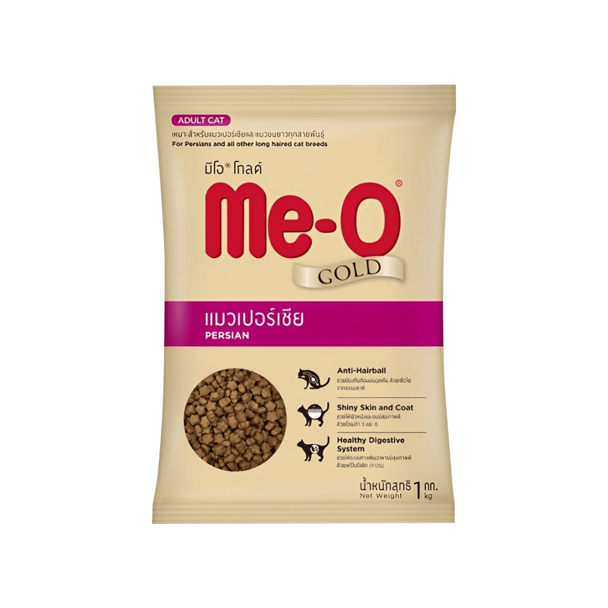 Me-O Gold มีโอโกลด์ อาหารแมวมีโอกระสอบ ถุง 1 กิโล