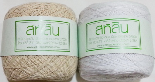 ไหมพรม ฝ้ายเชือกนิ่มเส้นเล็ก#3 Cotton Mini#3