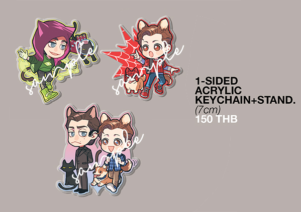1-sided Acrylic Keychain