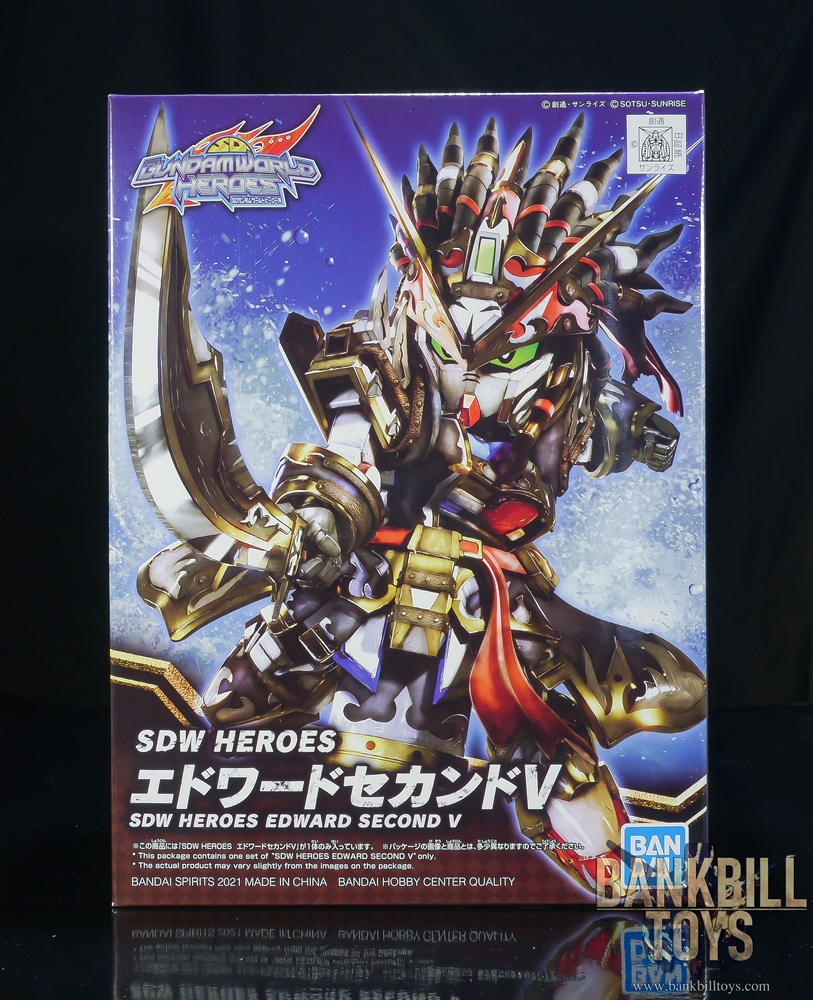 กันดั้ม Bandai Spirits Gunpla SD Gundam World Heroes SDW Heroes No.05 Edward Second V