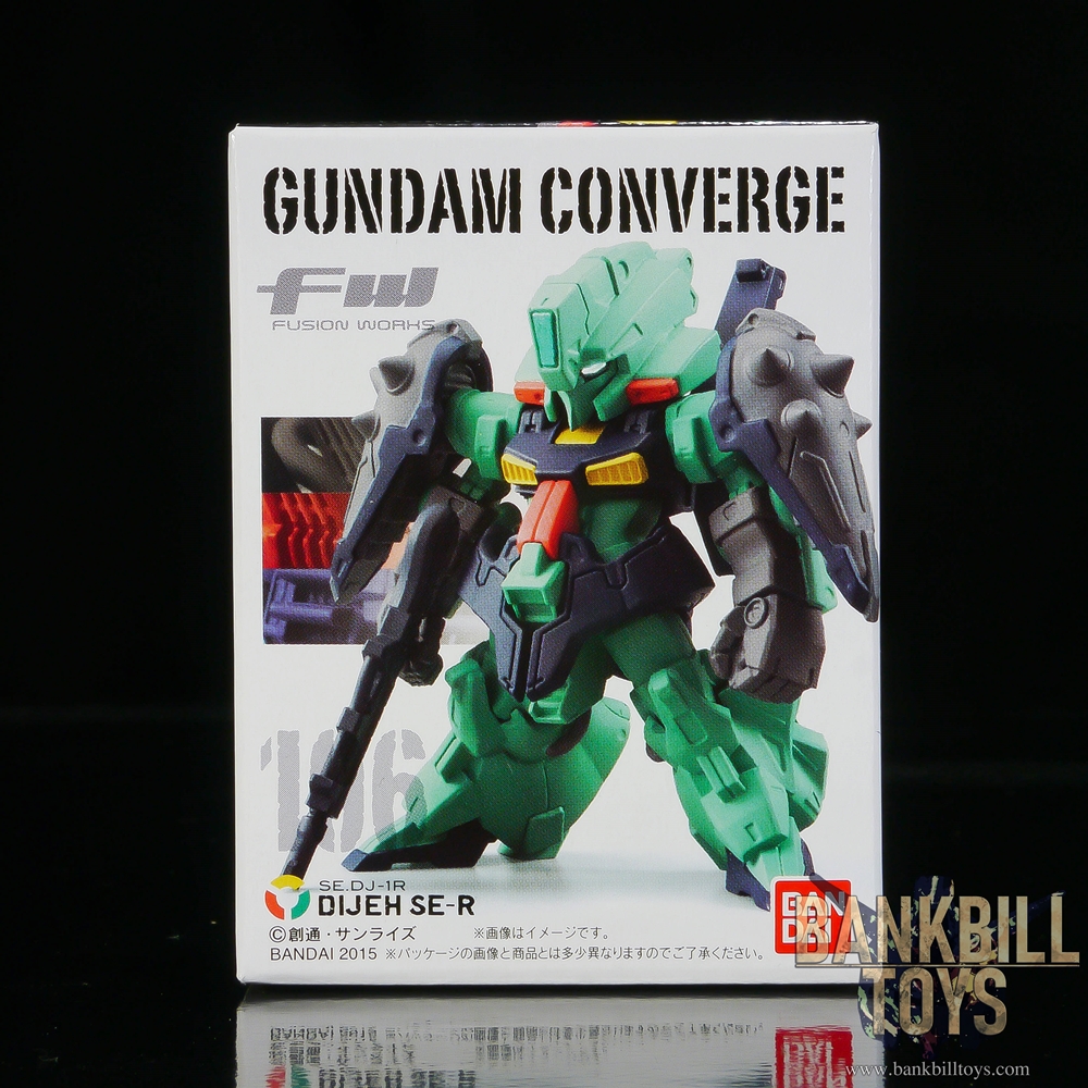 กันดั้ม Bandai Candy Toy FW Gundam Converge 18 No.106 SE.DJ-1R Dijeh SE-R