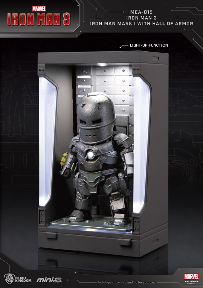 เปิดรับPreorder มัดจำ 2100 บาท MEA015 Iron Man with Hall of Armor: Iron Man 3 (Mini)