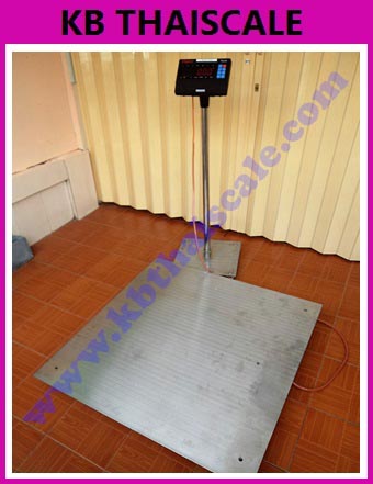 ตาชั่งดิจิตอล เครื่องชั่งกันน้ำตั้งพื้นขนาดใหญ่ 5 ตัน เครื่องชั่งน้ำหนัก5ตัน เครื่องชั่งน้ำหนัก5000กิโลกรัม เครื่องชั่งวางพื้น5ตัน ฐานสแตนเลสกันน้ำ ขนาดแท่นชั่ง 150*150cm