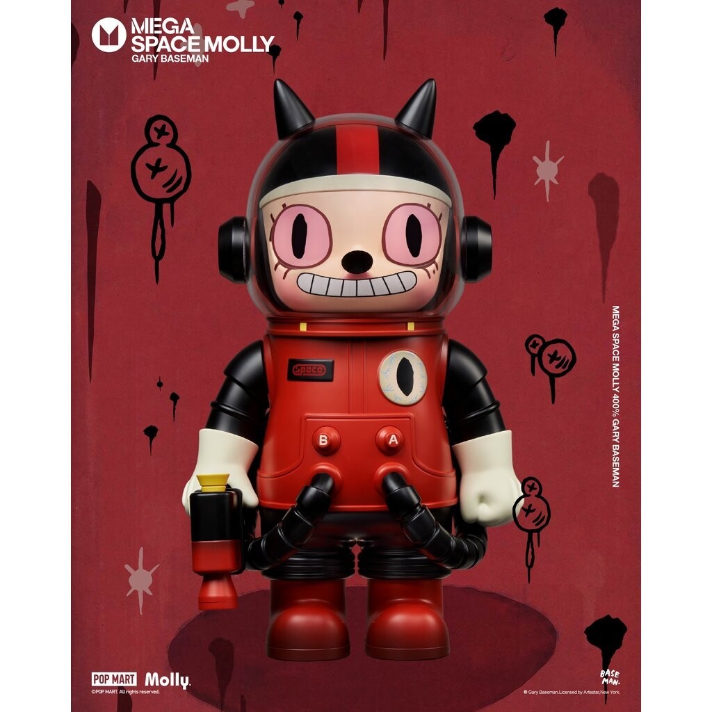 Popmart Space Molly 400% Baseman มือ1 พร้อมส่ง