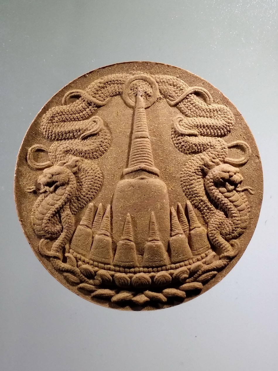 รหัสสินค้า จตุคามรามเทพ 820 พระเทวราชโพธิสัตว์จตุคามรามเทพ รุ่นเฉลิมราชจอมราชันย์ (โคตรเศรษฐียุค 8) เนื้อว่านหน้ากากเงิน