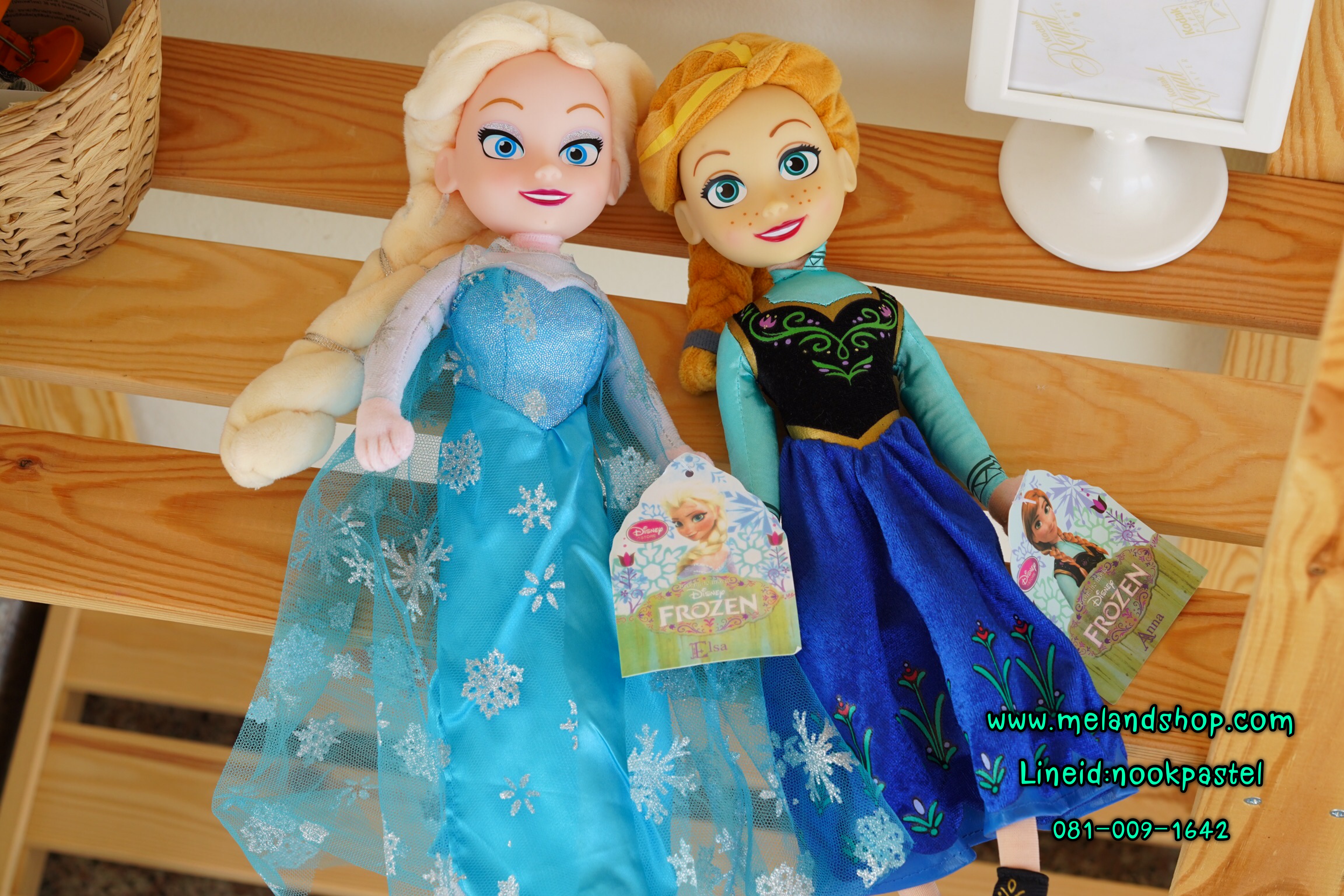 ตุ๊กตาเอลซ่าอันนา(Forzen) รุ่นหัวแข็ง