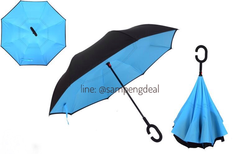 ร่มกลับด้าน ร่มกลับหัว Inverted umbrella Reverse umbrella