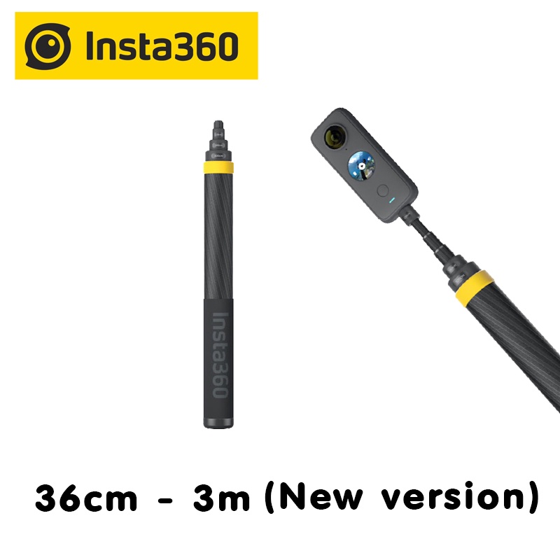 (ใส่โค้ด AQUAINS09)(ลด 500) Insta360 Extended Edition Selfie Stick 3 M (New version) ไม้เซลฟี่ยืดหดได้หลายระดับ ของแท้