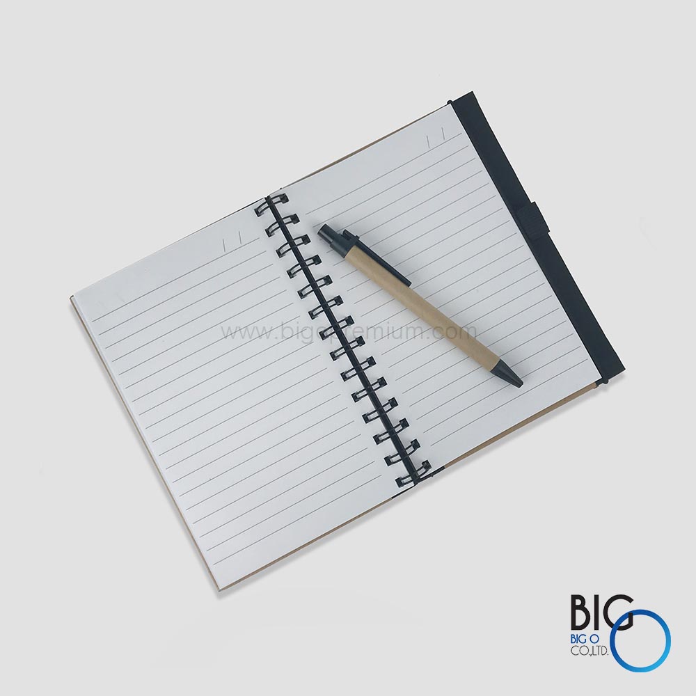 สมุดโน๊ตเครื่องคิดเลขพร้อมปากกา (Kraft Paper Notebook Calculator & Pen)