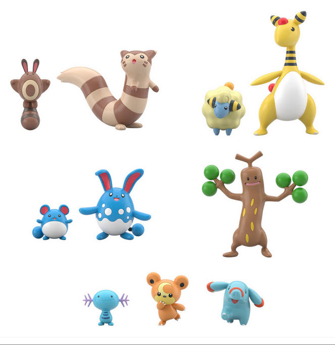 <Preorderภึง 25/9/2024>เปิดรับPreorder มัดจำ 100บาท POKÉMON SCALE WORLD JOHTO REGION 2 SET W/O GUM