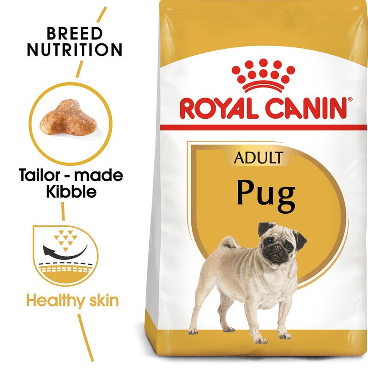 Royal Canin breed health Adult โรยัล คานิน อาหารเม็ดสุนัขโต ขนาด 3kg