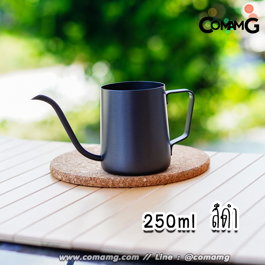 กาดริปกาแฟปากยาว (ไม่มีฝา) กาต้มน้ำสแตนเลส