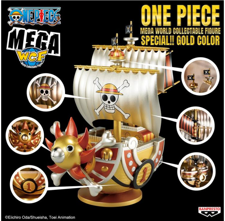 (Preorder ถึง17/5/2022) เปิดรับPreorder มีค่ามัดจำ 100 บาท ONE PIECE MEGA WORLD COLLECTABLE FIGURE SPECIAL!! GOLD COLOR