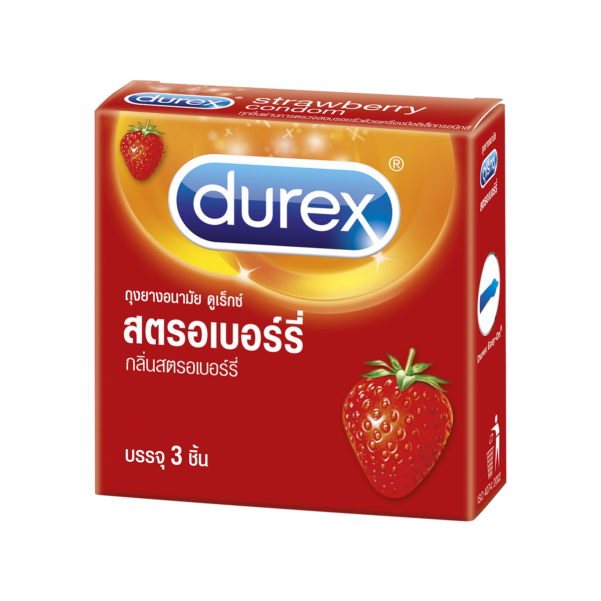 ดูเร็กซ์-ถุงยาง สตรอฯ 3ชิ้น