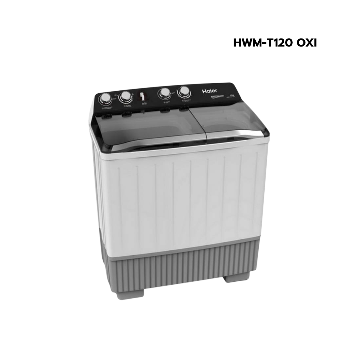 Haier เครื่องซักผ้า 2 ถัง 12 KG. [รุ่น HWM-T120] OXI