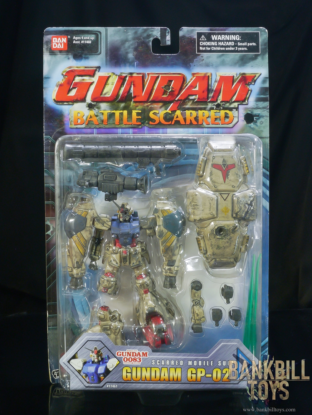 กันดั้ม Bandai America MSIA MIA Mobile Suit in Action !! RX-78GP02A Gundam "Physalis" [Battle Scarred Ver.]
