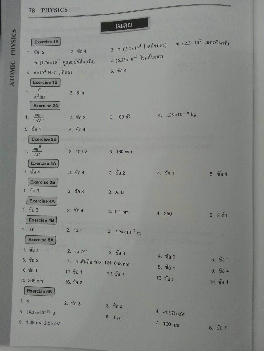 ฟิสิกส์อะตอม พร้อมเฉลย ของ The tutor