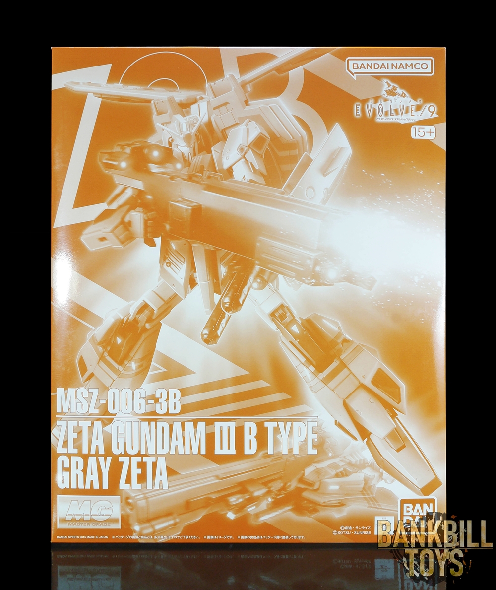 กันดั้ม Bandai Spirits Gunpla Premium Bandai Hobby Online Shop Limited MG 1/100 MSZ-006-3B Zeta Gundam 3B Type Gray Zeta