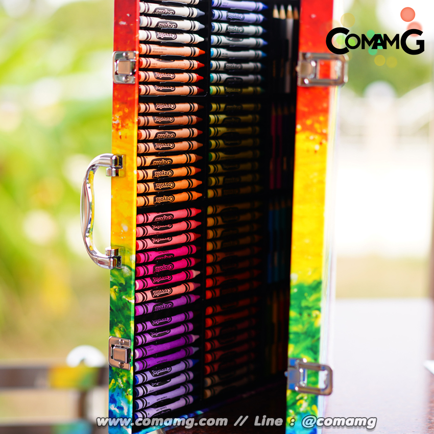 Crayola ชุดสีเครโยล่า ชุดเซ็ตสีเครโยล่า พร้อมกระเป๋าถือ Inspiration Art Case 140ชิ้น