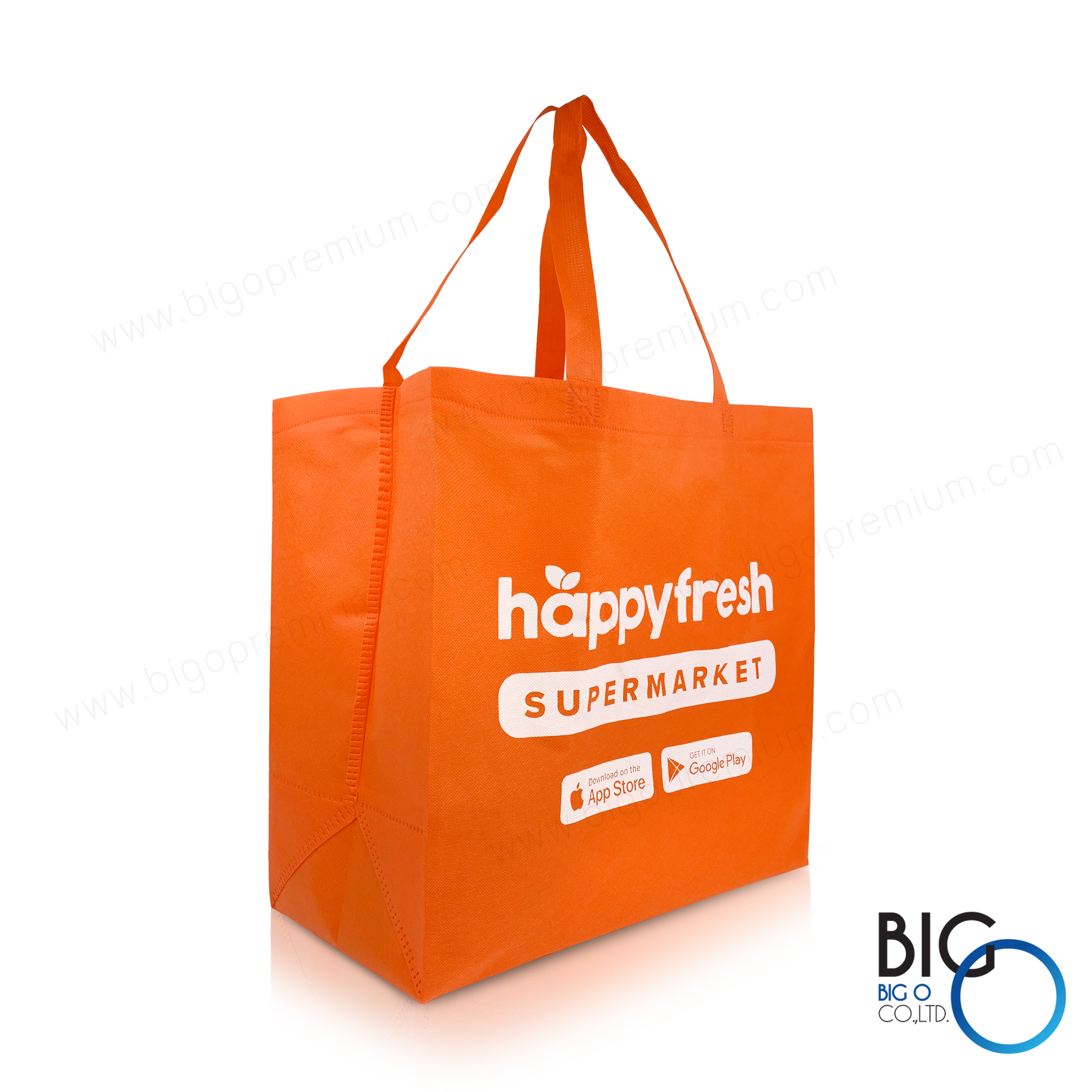 กระเป๋าสั่งทำ กระเป๋าสปันบอนด์ HAPPY FRESH