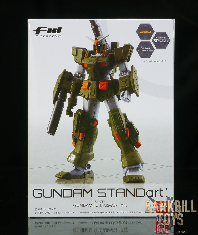 กันดั้ม Bandai Candy Toy FW Gundam STANDart: 18 No.069 FA-78-1 Gundam Full Armor Type