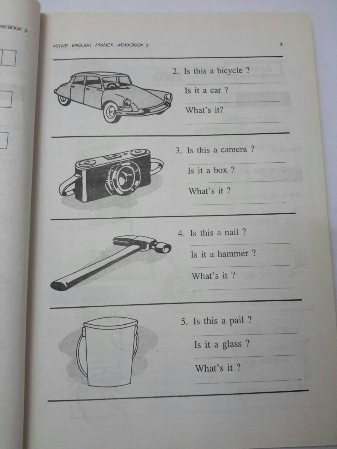 Active English Primer Workbook 3