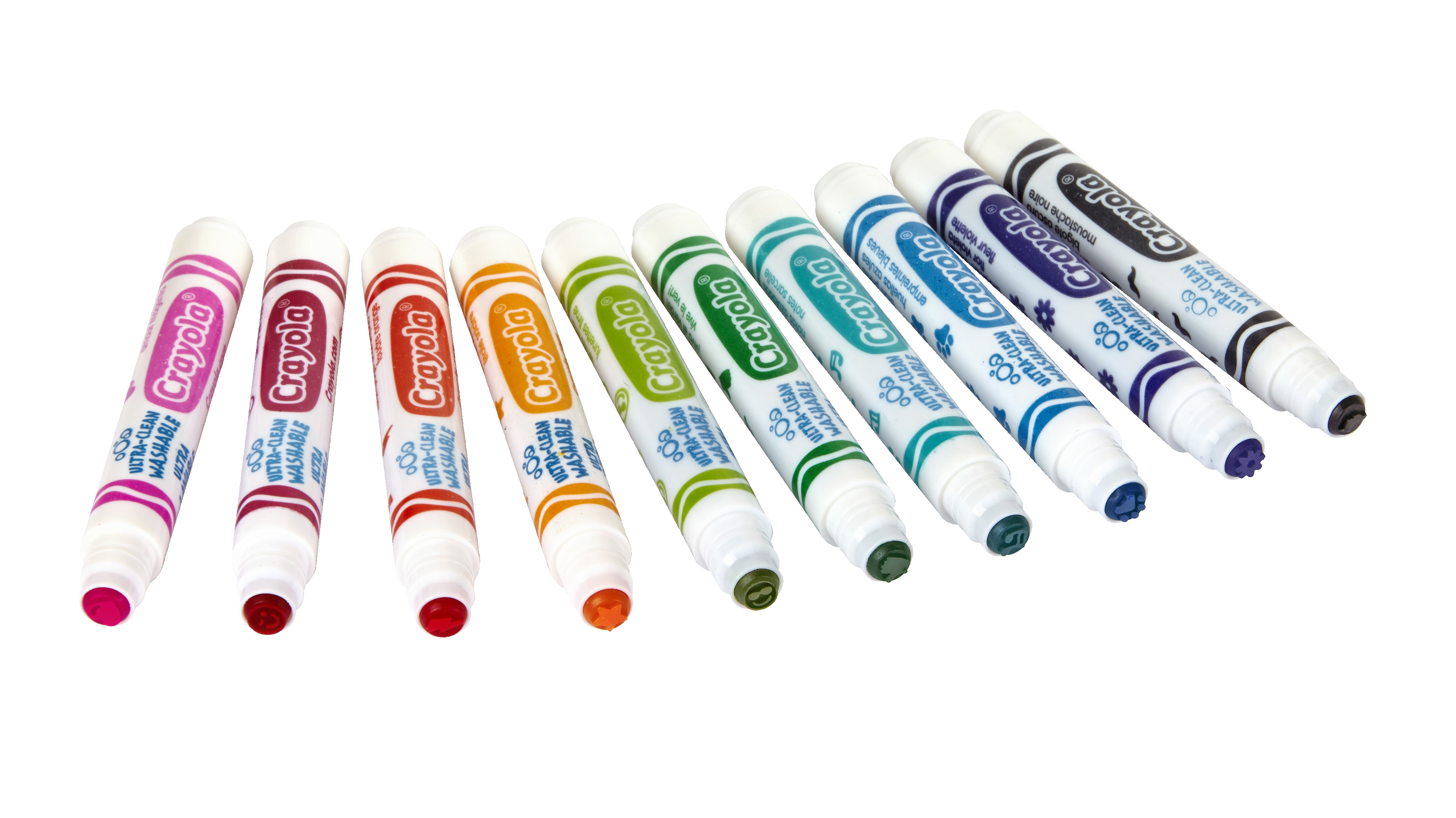Crayola Emoji Markers สีเมจิกหัวปั๊มลาย แบบล้างทำความสะอาดได้