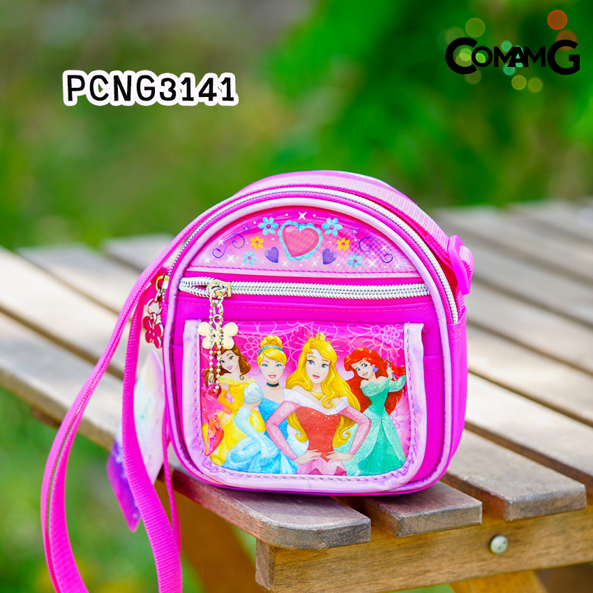 กระเป๋าสะพายข้างเจ้าหญิง กระเป๋าเด็กผู้หญิง ลายลิขสิทธิ์แท้