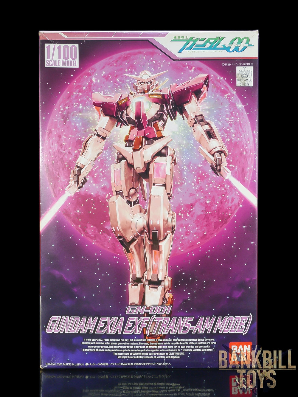 กันดั้ม Bandai Gunpla NG00 1/100 GN-001 Gundam Exia EXF [Trans-Am Mode]