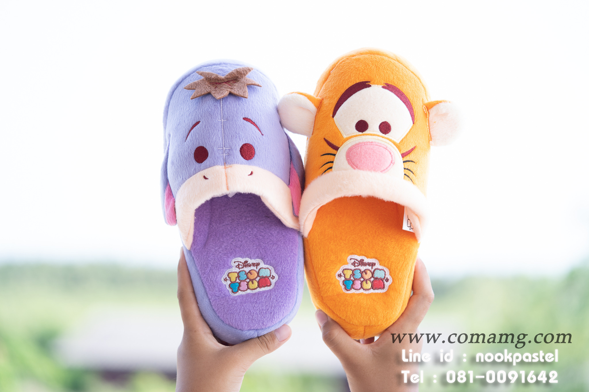รองเท้าใส่ในบ้านดิสนี่ย์ (Disney tsum tsum) รุ่นพื้นหนา ลิขสิทธิ์แท้