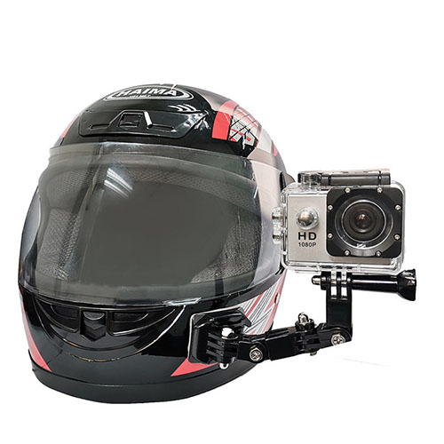 ชุดอุปกรณ์ ต่อกับหมวกกันน็อค ติดหมวก ยึดรถจักรยานยนต์ GoPro 9 8 7 / GoPro Max Helmet Motorcycle Adjustment Base Mount 3M