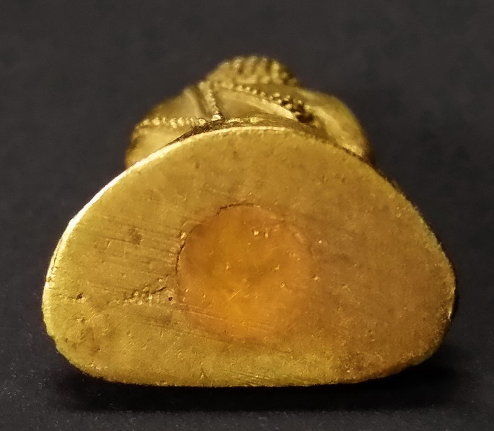 รหัสสินค้า พระกริ่ง พระหล่อ 025 พระชัยวัฒน์ อุดกริ่ง วัดมหาสอน เนื้อทองทิพย์ ตอกโค๊ต