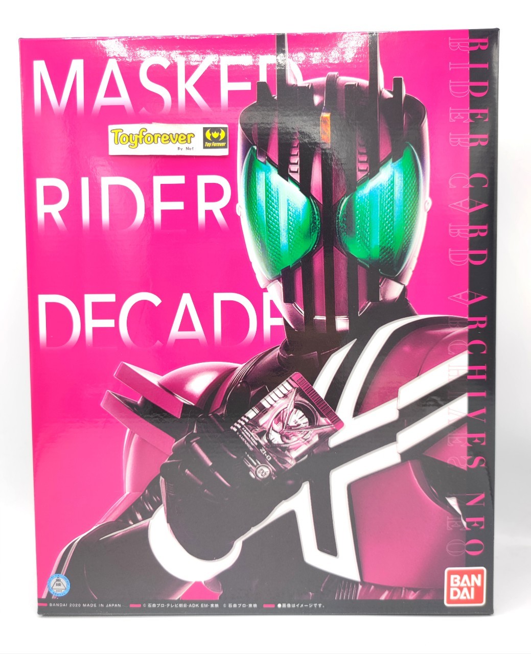 การ์ดดีเคท 1:1 รุ่นสมจริง Rider Decade Rider Card Archives NEO สภาพแกะเช็ค