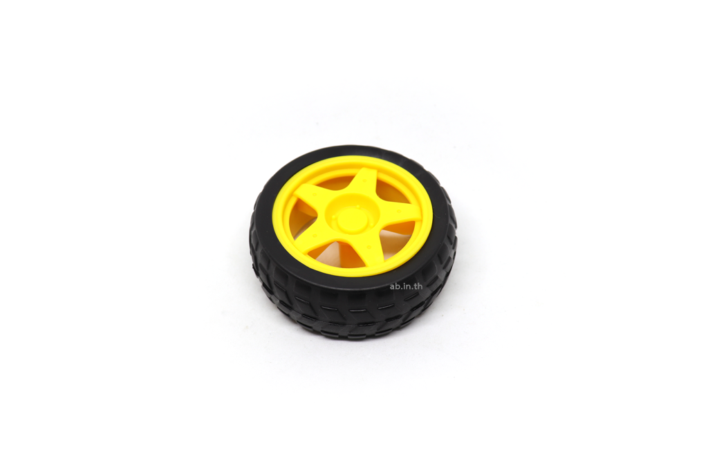 Wheel robot car ชุดล้อยางสำหรับรถบังคับ หุ่นยนต์เดินตามเส้น