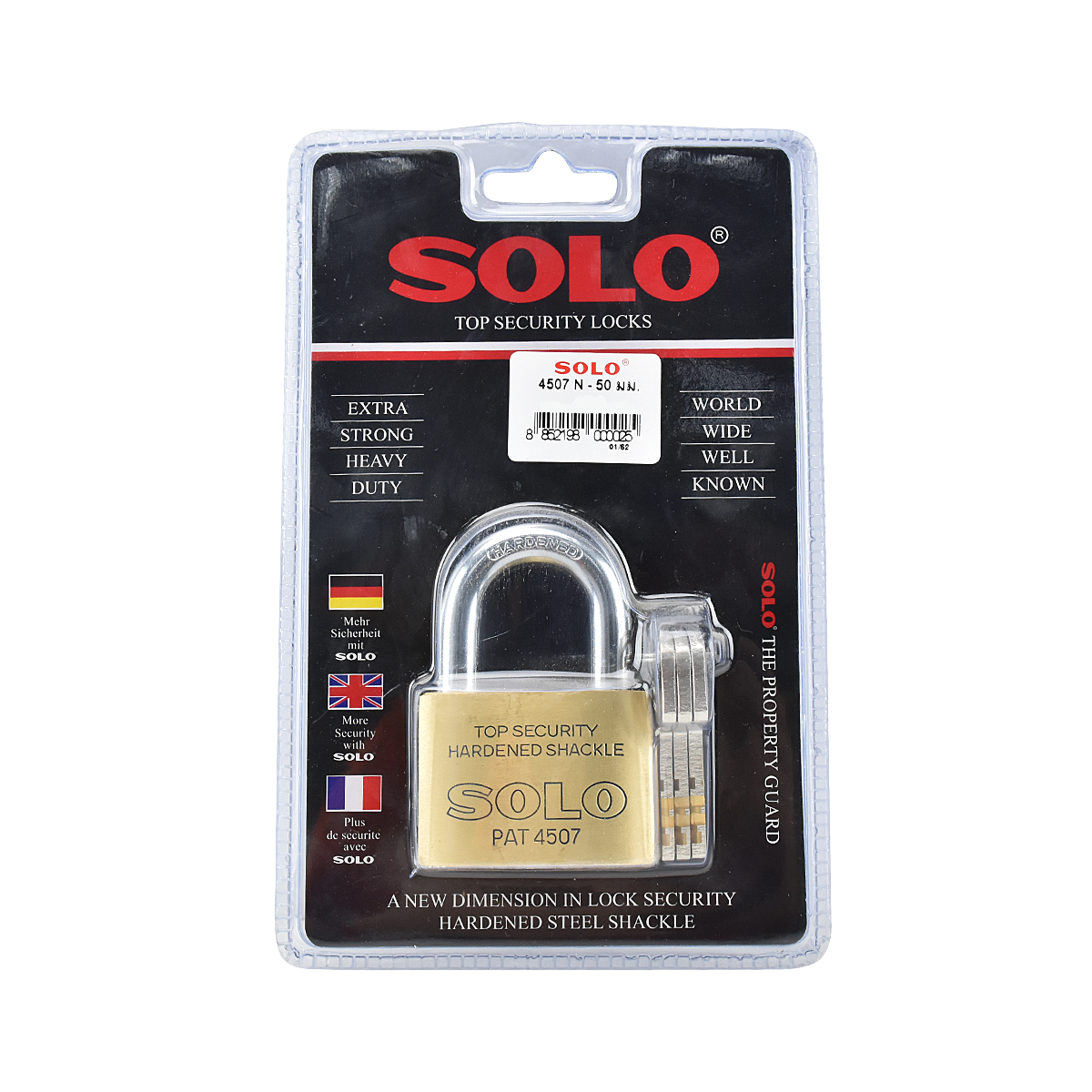 SOLO กุญแจโซโล 4507N-50 มม.