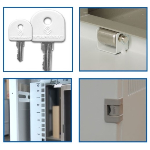 19" Germany Export Wall Rack 12U กว้าง 60 x ลึก 50 x สูง 59 ซม.ตู้แร็คแบบแขวนผนัง (Wall Rack)G1-60512