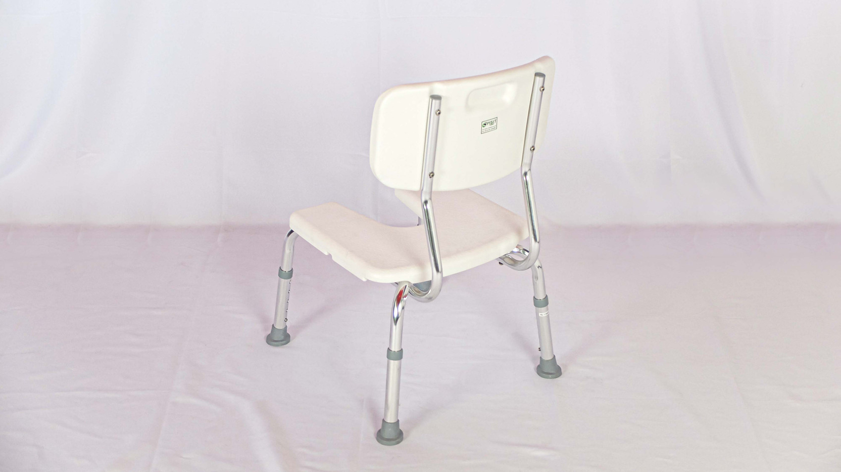 PS 134 เก้าอี้นั่งอาบน้ำ อลูมิเนียม แบบเว้า มีพนักพิง
