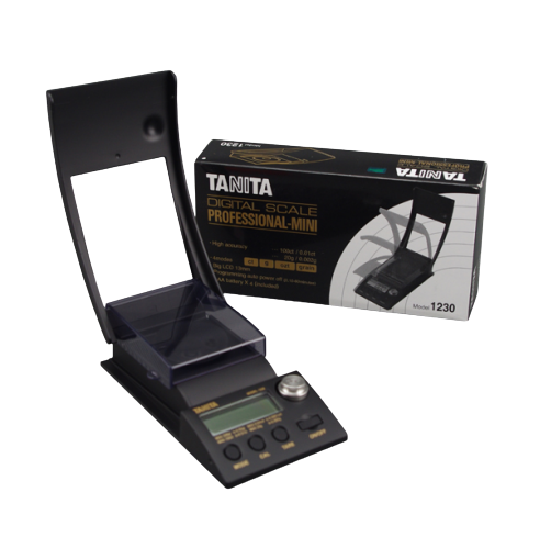 เครื่องชั่งดิจิตอล เครื่องชั่งแบบพกพา เครื่องชั่งกะรัต รุ่น TANITA 1230 : 20g/0.002g / 100CT/0.01Ct