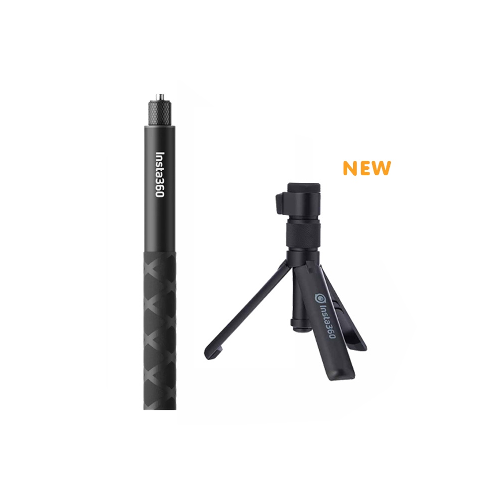 (ใส่โค้ด AQUAINS07)(ลด 300) (ใหม่)Insta360 Bullet Time Bundle Handle Invisible Selfie Stick 1.14 m Tripod ของแท้