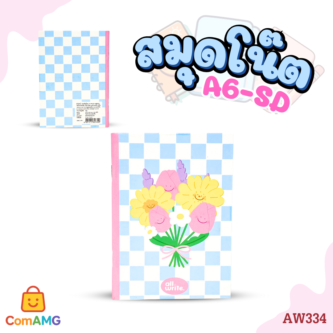 สมุดโน๊ต สมุดบันทึก ขนาดA6 Kakao Friends ลายน่ารัก พร้อมส่ง ออกใบกำกับได้