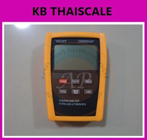 เครื่องวัดอุณหภูมิ เทอร์โมมิเตอร์แบบดิจิตอล 1800องศา Digital Thermometer Type K,E,J,T,B,N,R,S DM6804A+ (รับอินพุทเซนเซอร์ได้ 8 ชนิด)