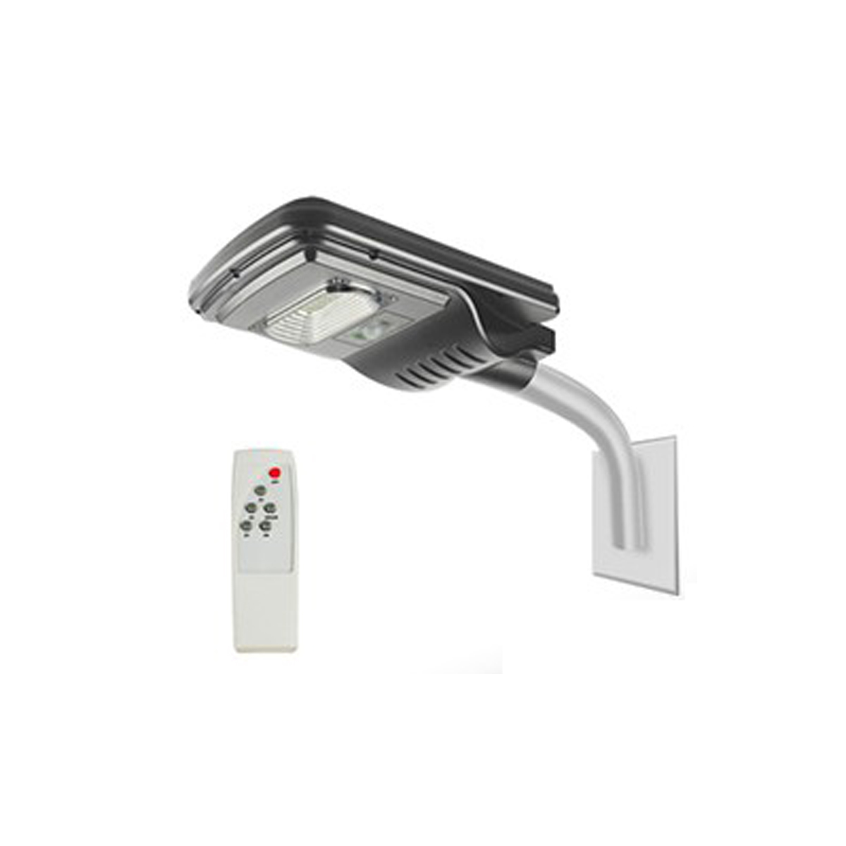 LUMAX ชุดโคมถนนโซล่าพร้อมหลอด LED #ESLL20W/GY-40LED/6K-XSXD/S&R