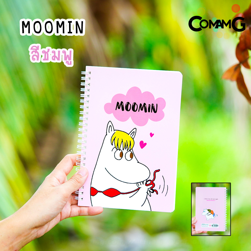 สมุดสันห่วง สมุดโน๊ตริมลวด สมุดบันทึกลายการ์ตูนขนาดA5 ลิขสิทธิ์แท้ พร้อมส่ง