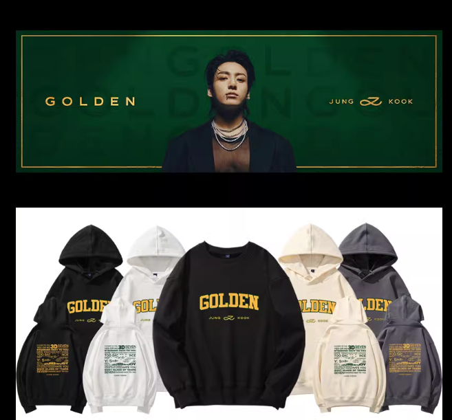 เสื้อกันหนาว JUNGKOOK : GOLDEN