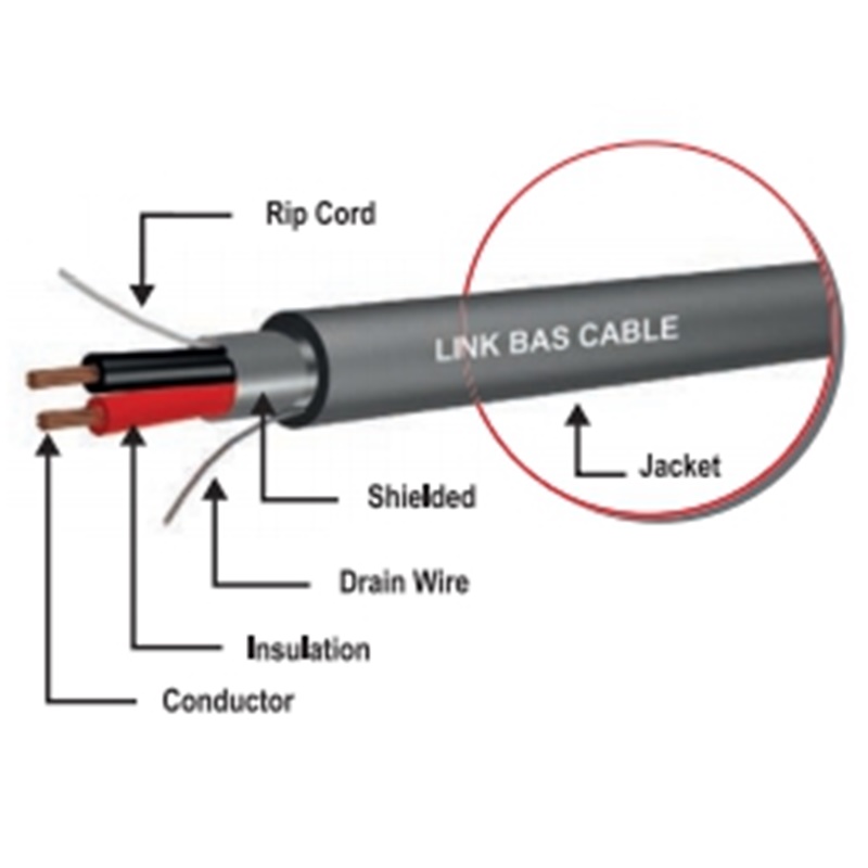 CB-0314A BAS, TWISTED PAIR SHIELD 2x14 AWG, 1 PAIR PACKING 500 M/ Roll