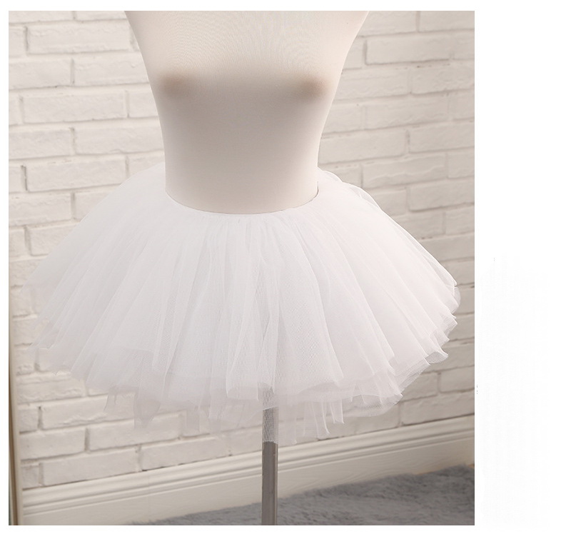 P6013- กระโปรงสุ่มสั้น ความยาว 11นิ้ว ผ้านิ่มหลายชั้น ใส่สบาย เอวยืด 24-40นิ้ว ช่วยให้กระโปรงยาวตัวนอกพองฟูเบาๆ หรือใส่เป็นกระะโปรงลีดเดอร์ได้