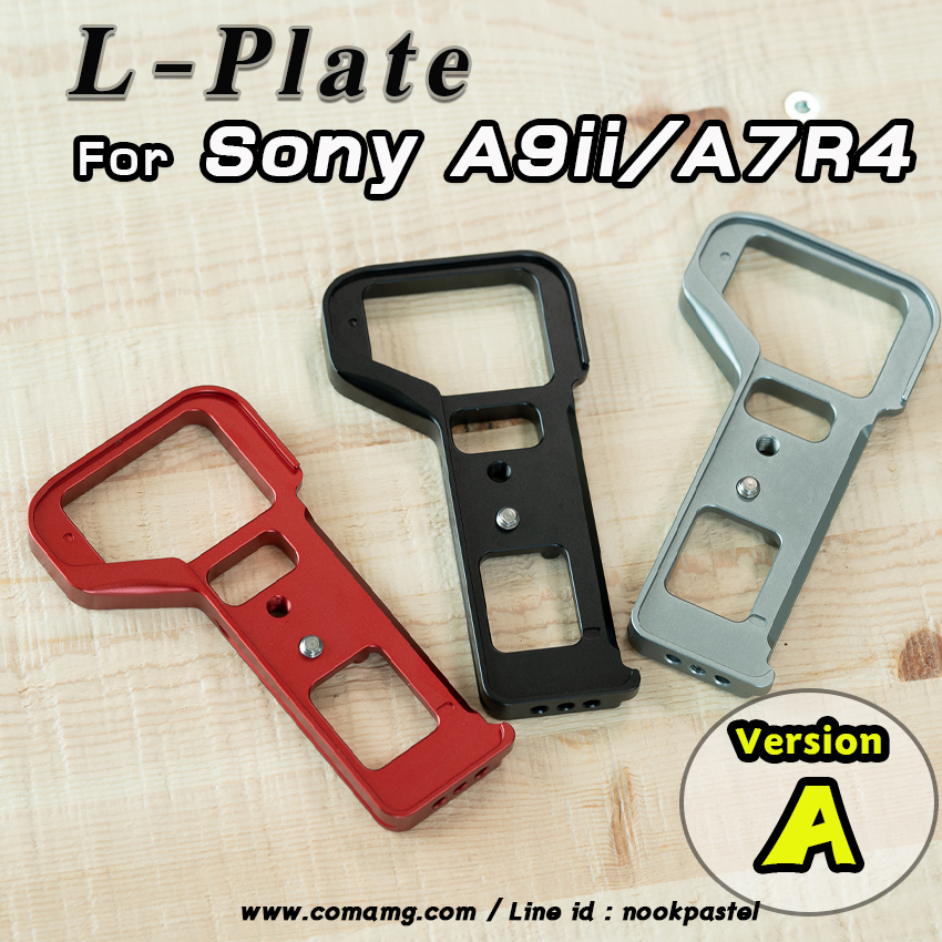 L-Plate กล้องSony A9ii / A7R4 / A7S3 Camera Hand Grip Version A