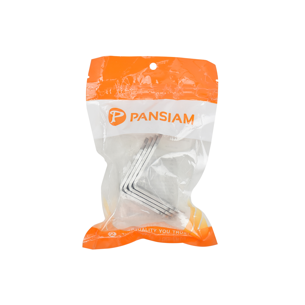 PANSIAM ฉากสแตนเลส 38x48x2.8 mm. สีรุ้ง SAL-3848
