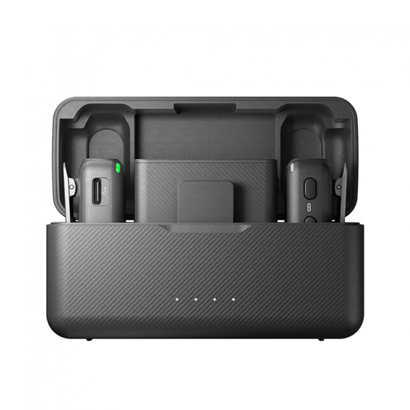 DJI Mic Wireless Microphone Charging Case ไมโครโฟนไร้สาย ใช้ได้กับกล้อง มือถือ คอมพิวเตอร์ ประกันศูนย์ไทย By Aquapro