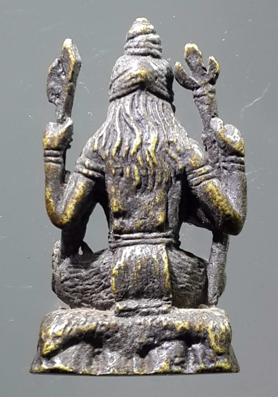 รหัสสินค้า พระกริ่ง พระหล่อ 216 รูปหล่อพระอิศวร วัดแขกสีลม กรุงเทพฯ เนื้อทองเหลือง ไม่ทราบปีที่สร้าง